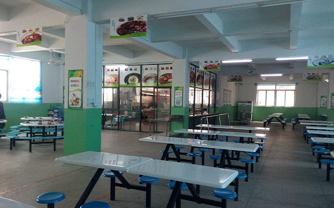 臨泉味萊客餐飲公司承包臨泉當(dāng)?shù)仄髽I(yè)食堂環(huán)境圖片