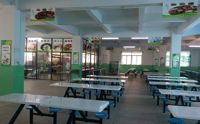臨泉味萊客餐飲公司承包臨泉當(dāng)?shù)仄髽I(yè)食堂環(huán)境圖片