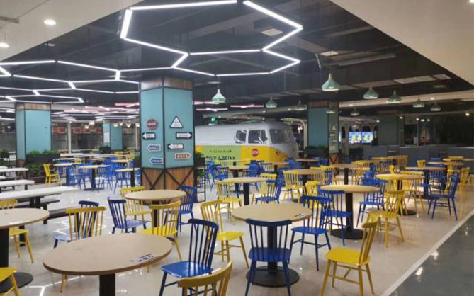 企業食堂高級裝修環境圖片